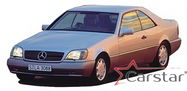 Двухслойные коврики EVA для Mercedes-Benz CL-klasse I C140 (1992-2000)