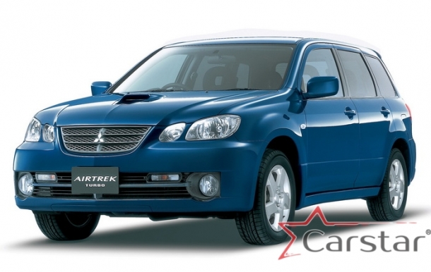 Двухслойные коврики EVA для Mitsubishi Airtrek пр.руль (2001-2008)