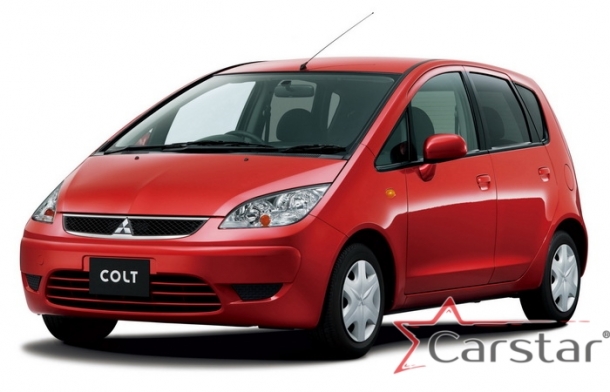 Двухслойные коврики EVA для Mitsubishi Colt VI (2003-2012)