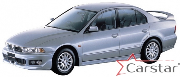 Двухслойные коврики EVA для Mitsubishi Galant VIII пр.руль (1996-2003)