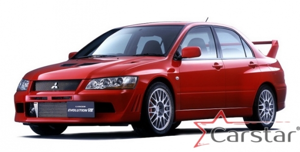 Текстильные коврики для Mitsubishi Lancer Evolution VII (2001-2003)