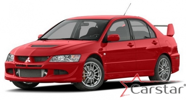 Двухслойные коврики EVA для Mitsubishi Lancer Evolution VIII (2003-2005) 