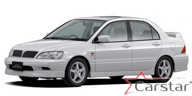 Двухслойные коврики EVA для Mitsubishi Lancer_IX пр.руль Cedia (2000-2010)