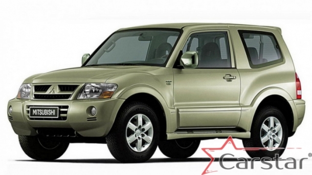 Автомобильные коврики EVA для Mitsubishi Montero III 3D (2000-2006) 