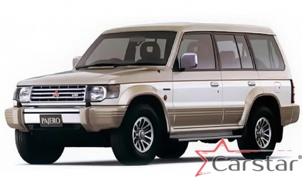 Текстильные коврики для Mitsubishi Pajero II 5D (1990-2000) 