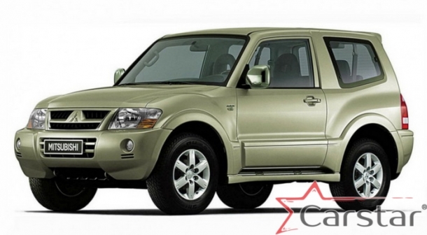 Текстильные коврики для Mitsubishi Pajero III 3D (2000-2006)