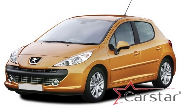 Двухслойные коврики EVA для Peugeot 207 (2006-2015)