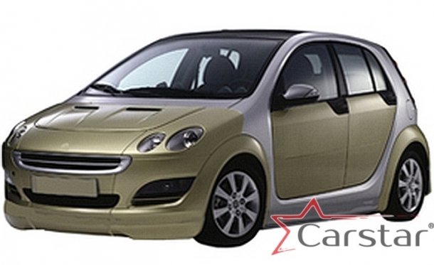 Двухслойные коврики EVA для SMART ForFour I W454 (2004-2006)