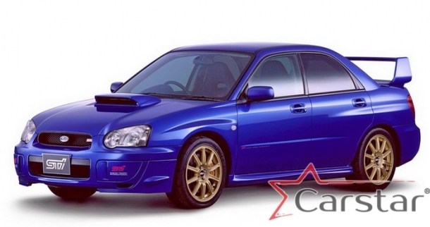 Двухслойные коврики EVA для Subaru Impreza II пр.руль (2000-2007)