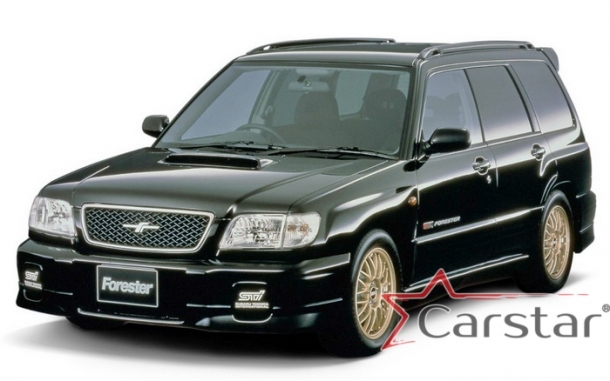 Текстильные коврики для Subaru Forester I пр.руль (1997-2002)