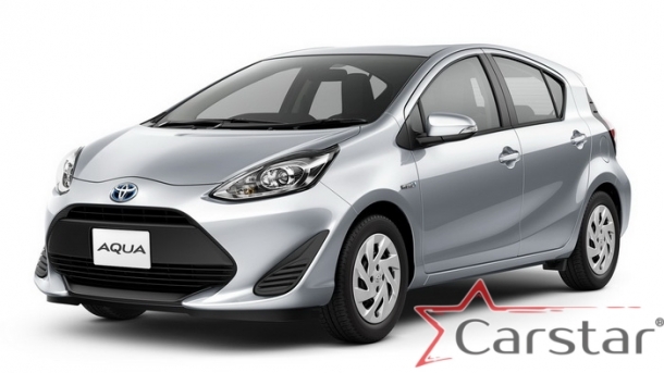 Двухслойные коврики EVA для Toyota Aqua пр.руль (2011->)