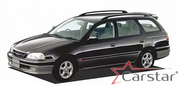 Текстильные коврики для Toyota Caldina II Т210 пр.руль (1997-2002)