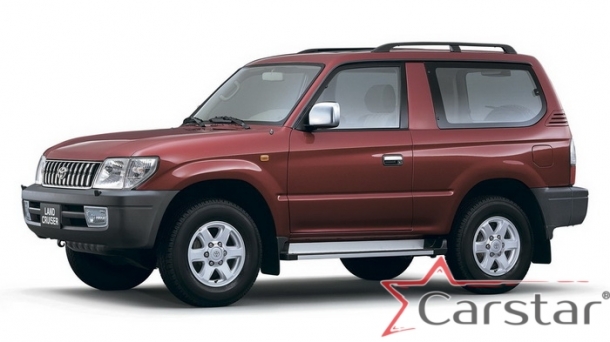 Текстильные коврики для Toyota Land Cruiser Prado .90 3D (1996-2002)