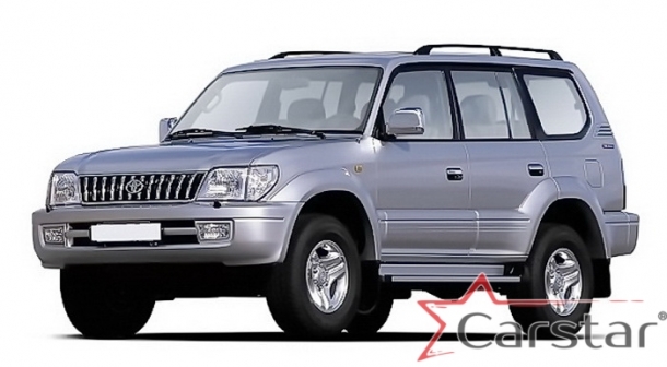 Автомобильные коврики EVA для Toyota Land Cruiser Prado .90 5D (1996-2002) 