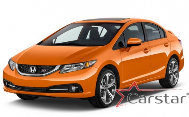 Автомобильные коврики EVA для Honda Civic_IX седан (2011-2015)