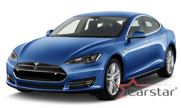 Двухслойные коврики EVA для Tesla Model S (2012->) 