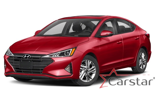 Текстильные коврики для Hyundai Elantra VI рестайл (2018->)