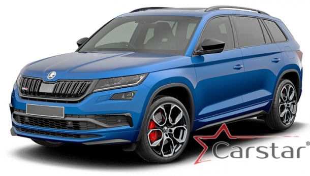 Автомобильные коврики EVA для Skoda Kodiaq I 3 ряда (2016->)