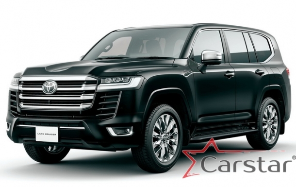 Текстильные коврики для Toyota Land Cruiser 300 (2021->) 