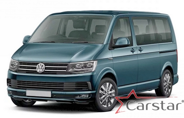 Автомобильные коврики EVA 3D для Volkswagen Multivan T6 (2015-2020)