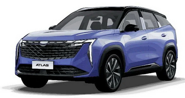 Автомобильные коврики EVA 3D для Geely Atlas II (2022->)
